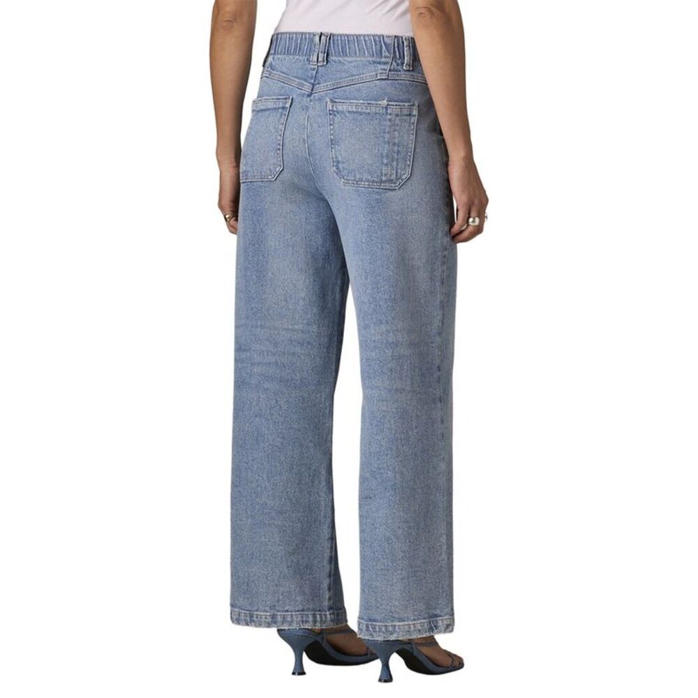 Wit & Wisdom Womens Light Blue Artisanal Emma Skyrise Wide Leg Jean, Blue - Picture 2 of 4